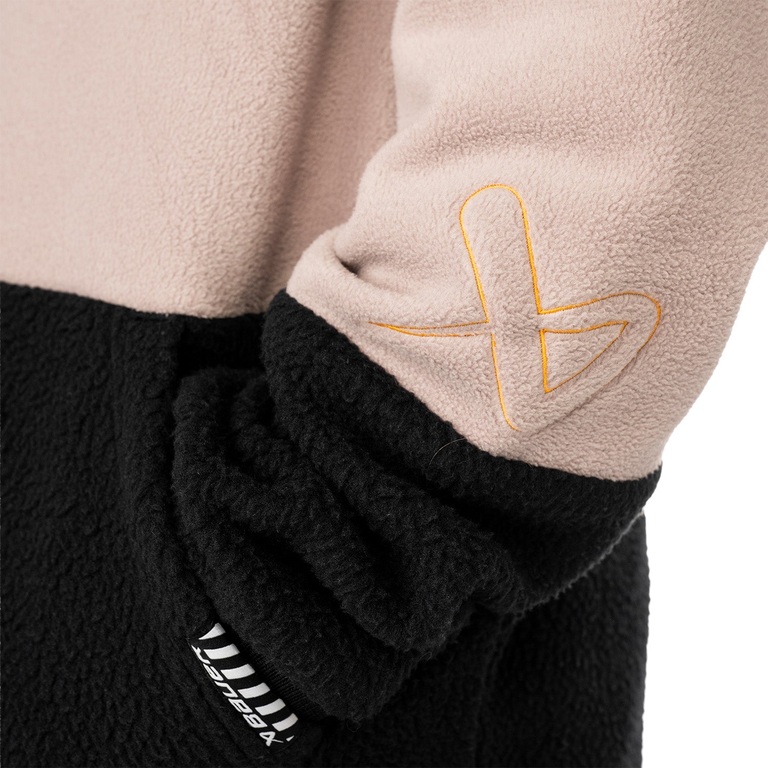 Bauer Polarfleece Hoodie - tau/schwarz - Yth.