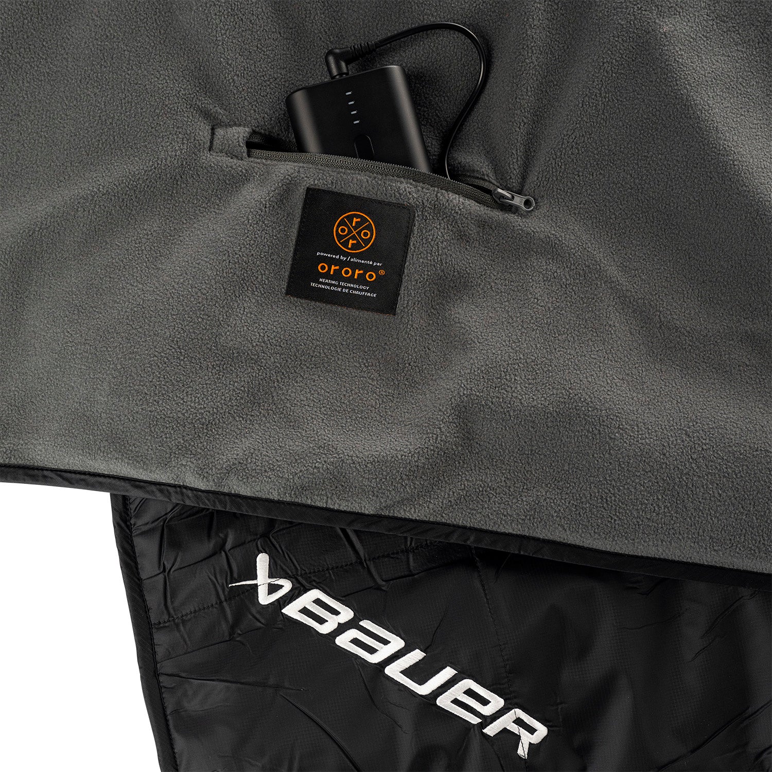 Bauer/ORORO® Heizdecke - schwarz