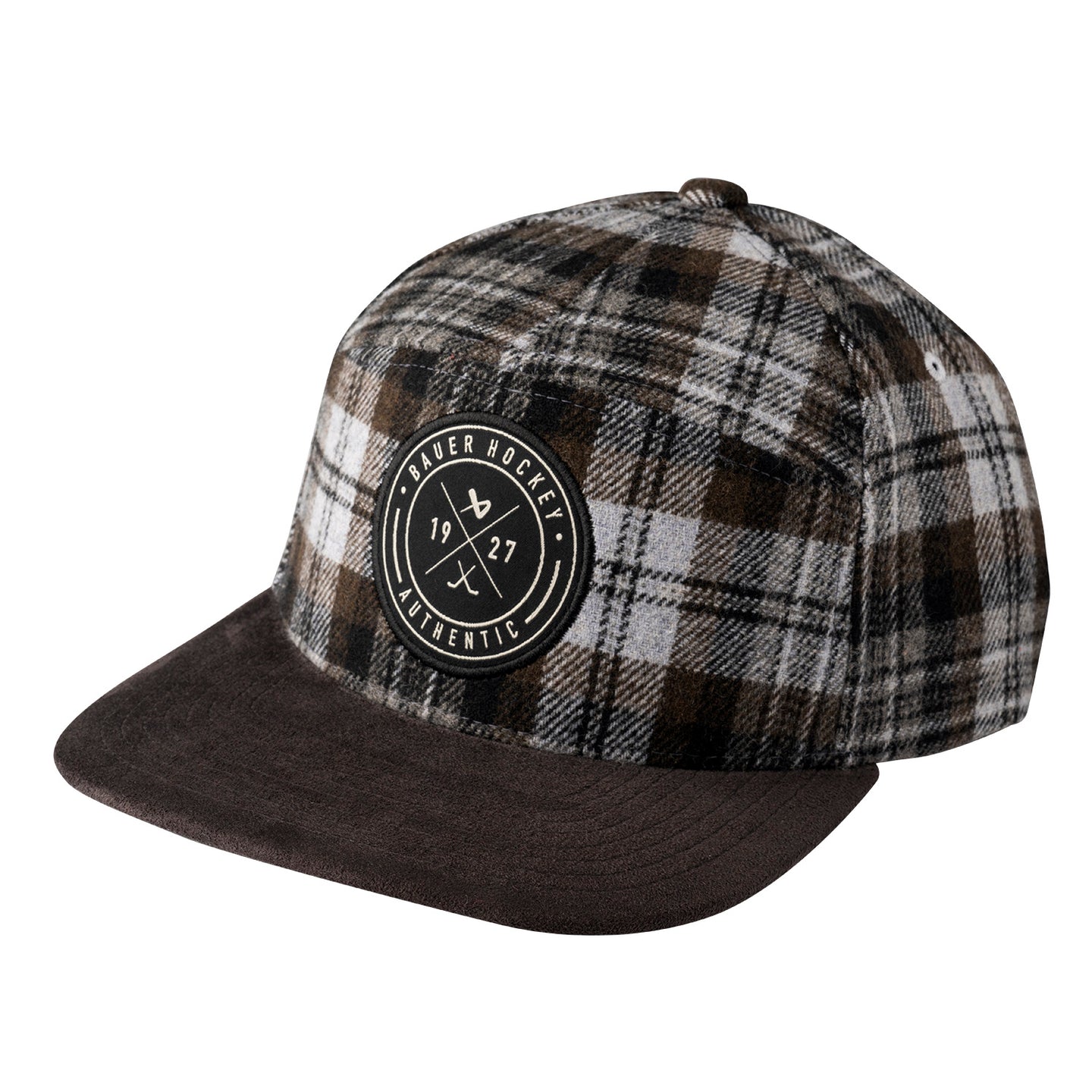 Bauer Plaid Snpaback - grau - Sr.