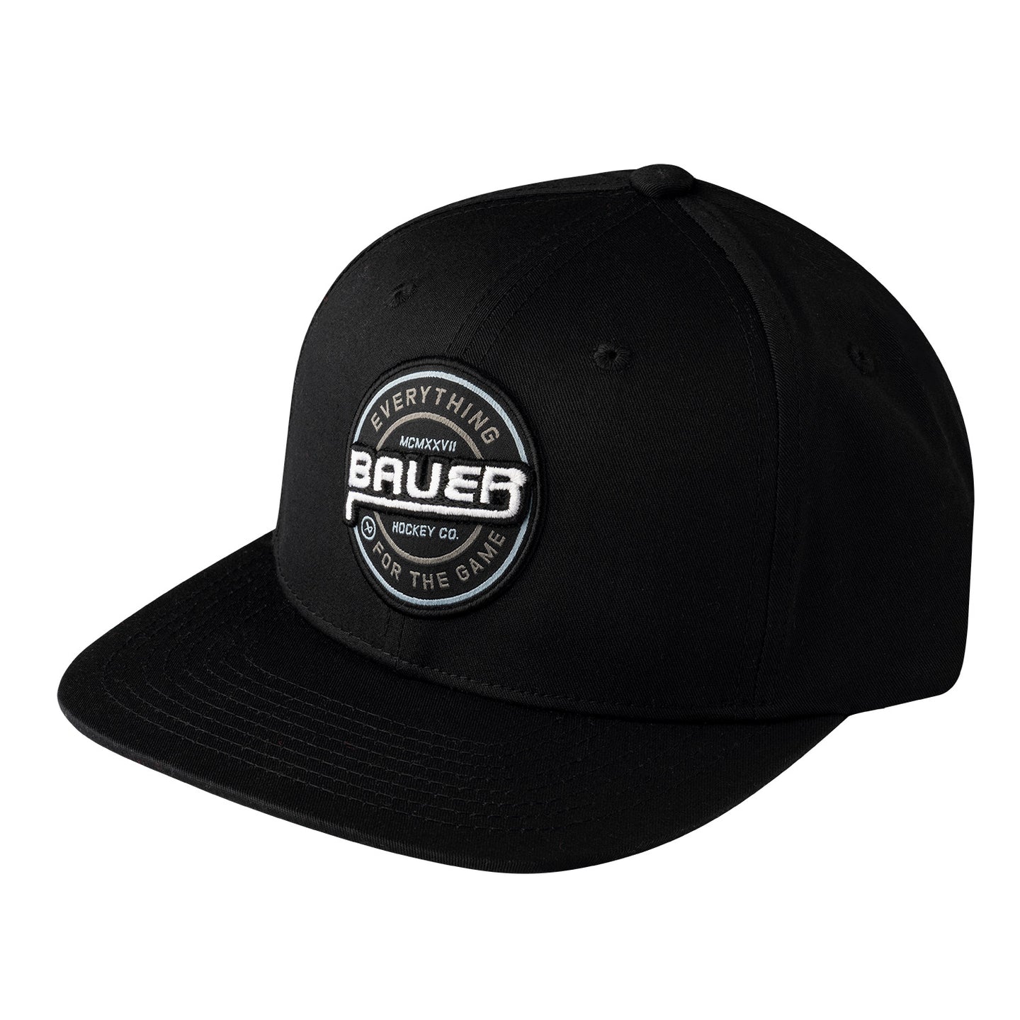 Bauer Twill Snapback - schwarz - Yth.