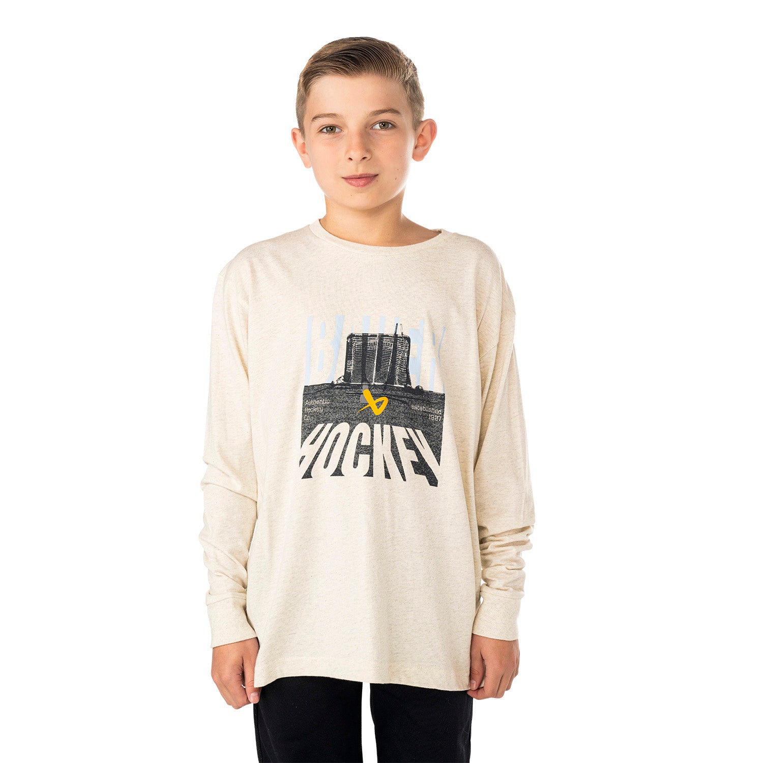 Bauer LS Graphic Tee - weiß - Yth.