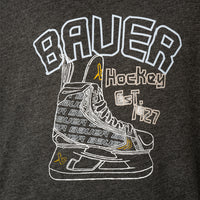 Bauer LS Graphic Tee - grau - Yth.