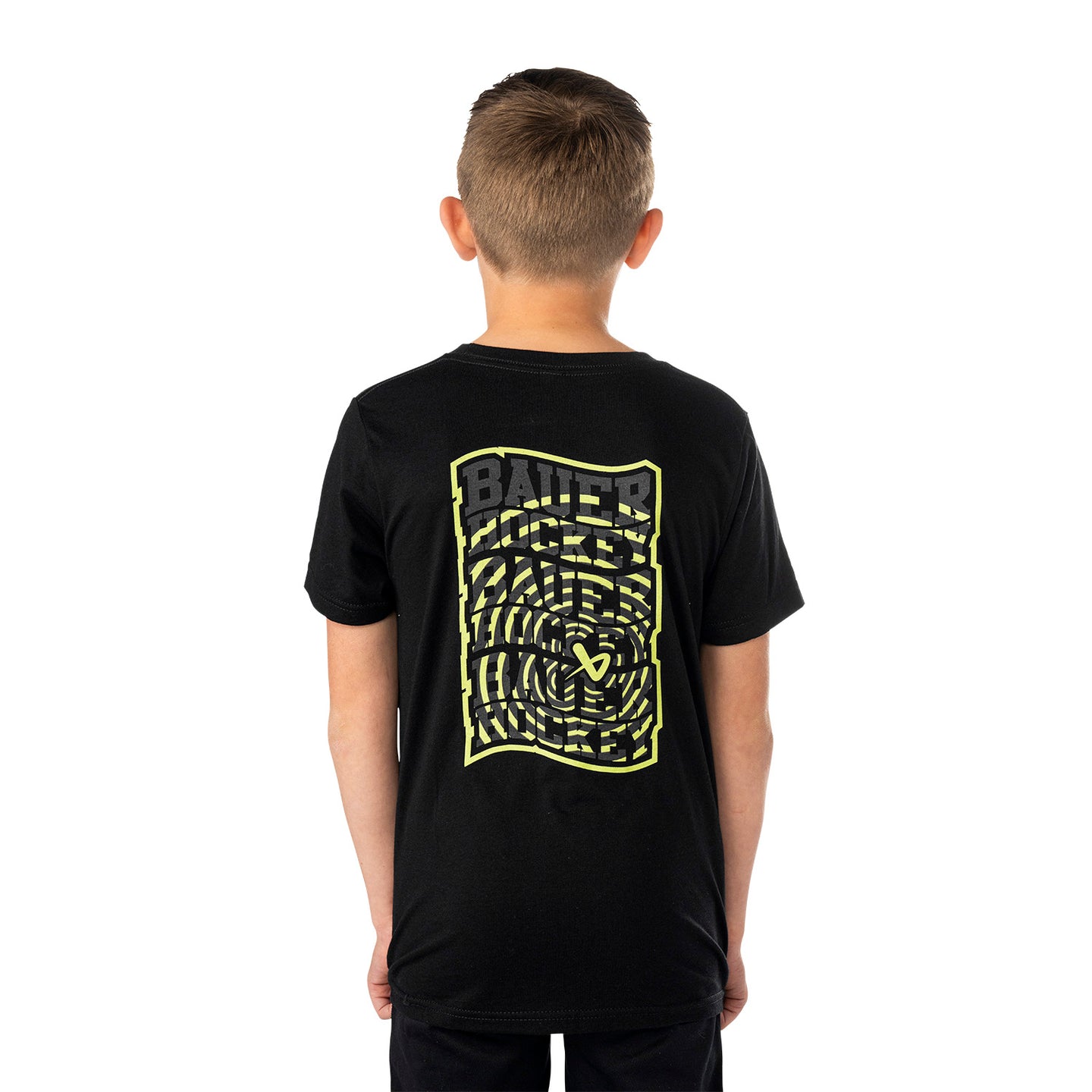 Bauer LS Graphic Tee - schwarz - Yth.