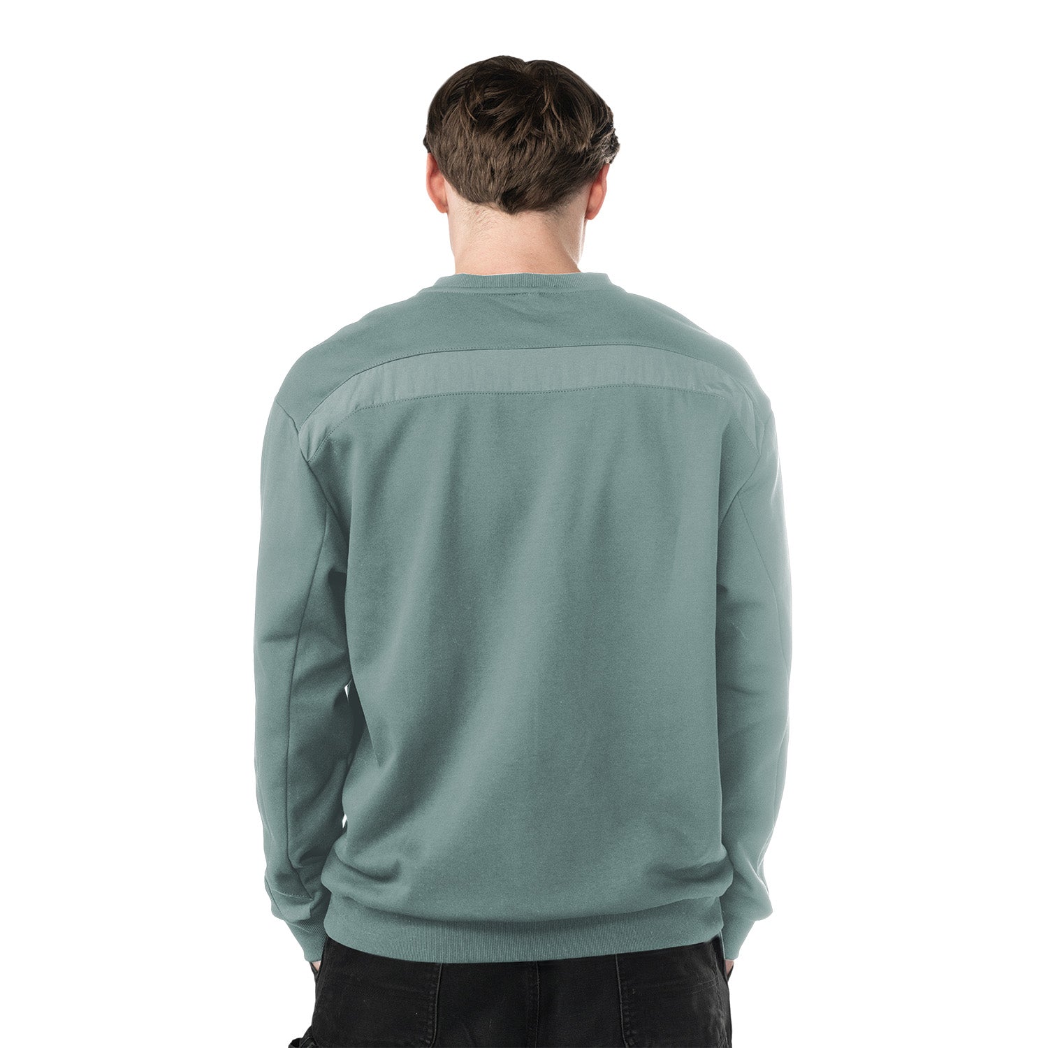 Bauer Knit Woven Crew - trooper  - Sr.