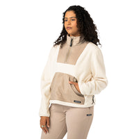 Bauer Damen Polarfleece 1/2 Zip - cremefarben - Sr.