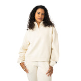 Bauer Damen Quilted 1/4 Zip - cremefarben - Sr.