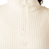 Bauer Damen Quilted 1/4 Zip - cremefarben - Sr.