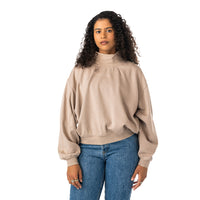 Bauer Damen French Terry Pullover - light taupe - Sr.