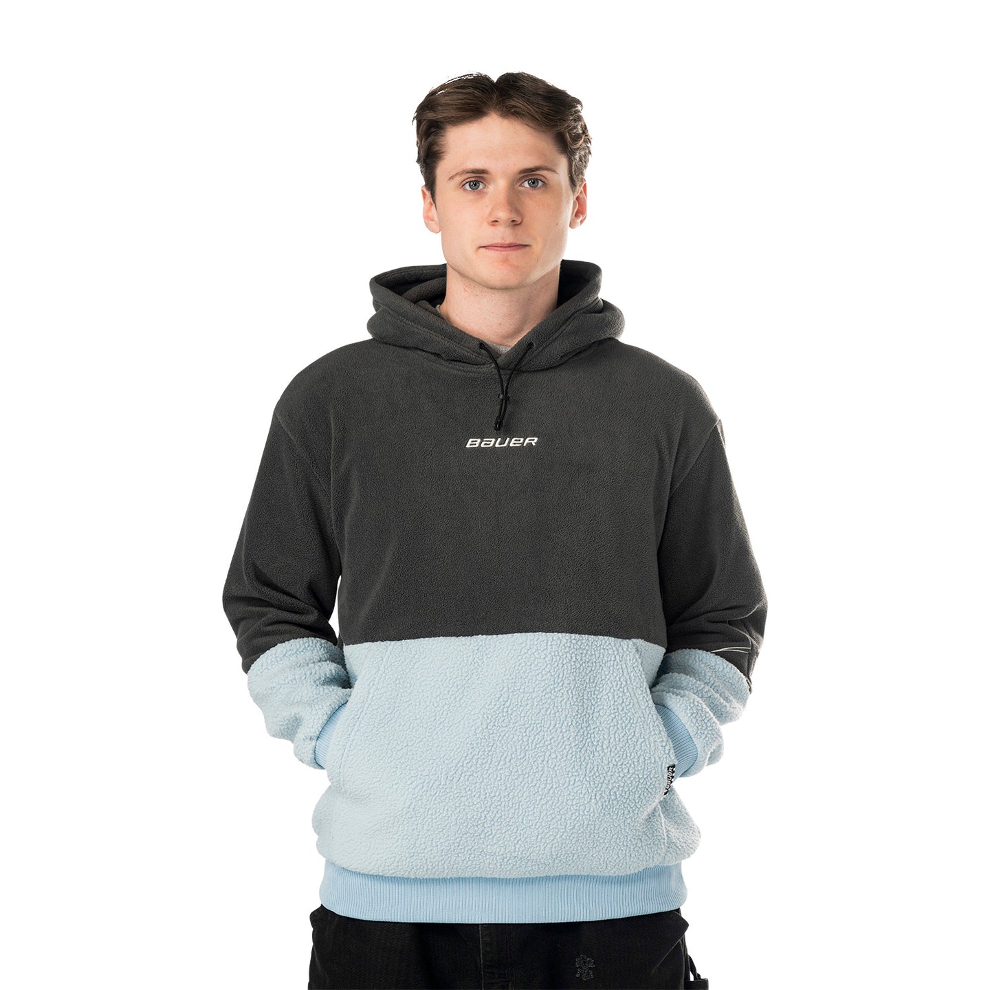 Bauer Polarfleece Hoodie - vol/blu - Sr.
