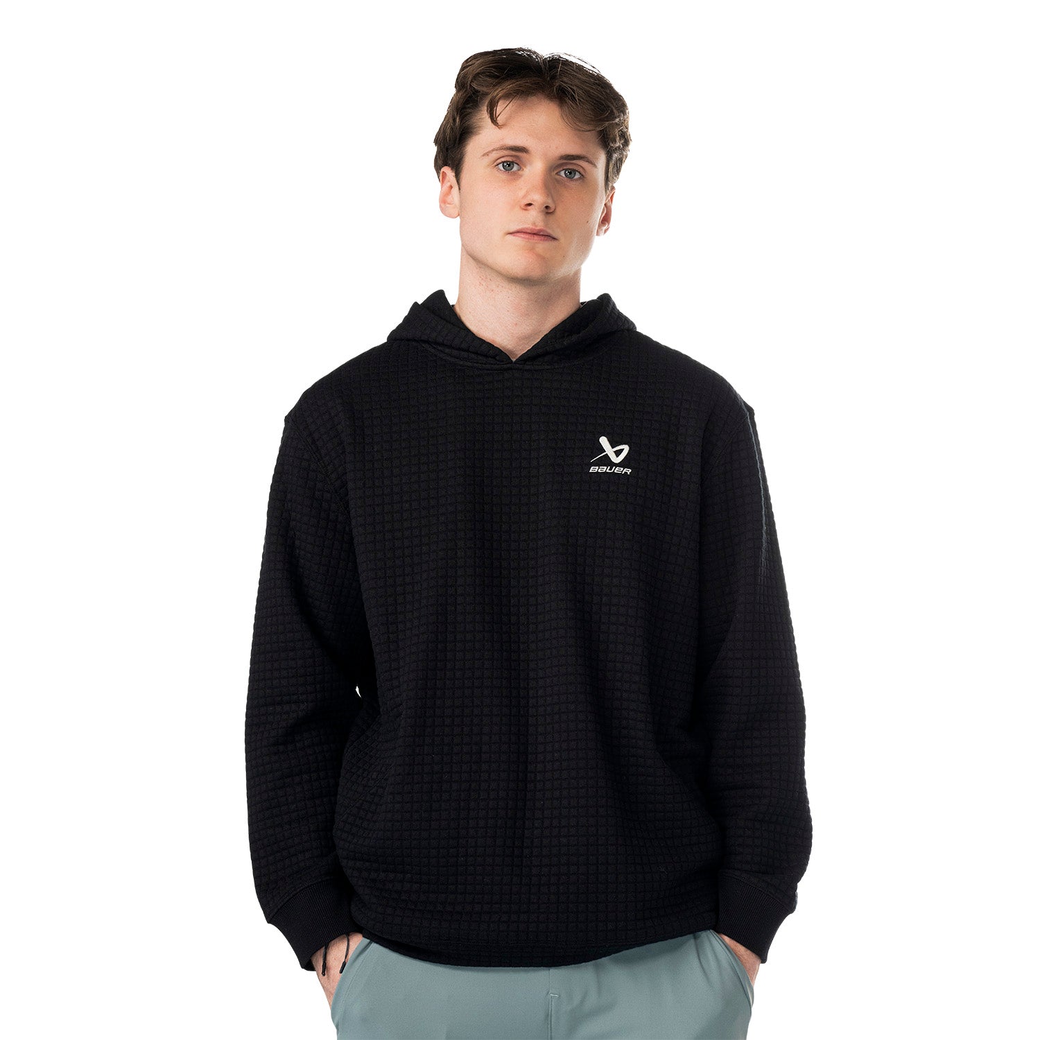 Bauer Quilted Hoodie - schwarz - Sr.