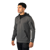 Bauer Puffer 1/2 Zip Hoodie - schwarz - Sr.