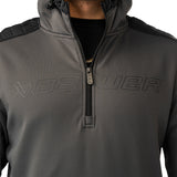 Bauer Puffer 1/2 Zip Hoodie - schwarz - Sr.