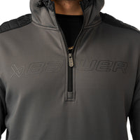 Bauer Puffer 1/2 Zip Hoodie - schwarz - Sr.