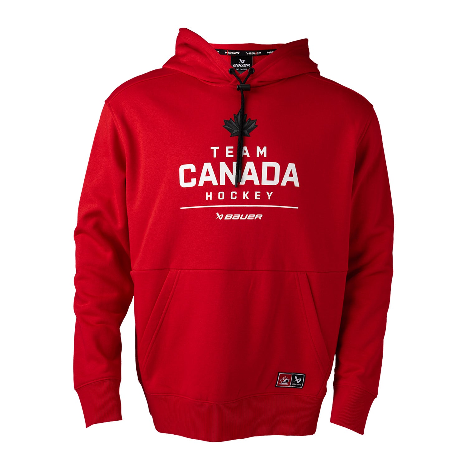 Bauer Hockey Canada Stacked Hoodie - rot - Sr.