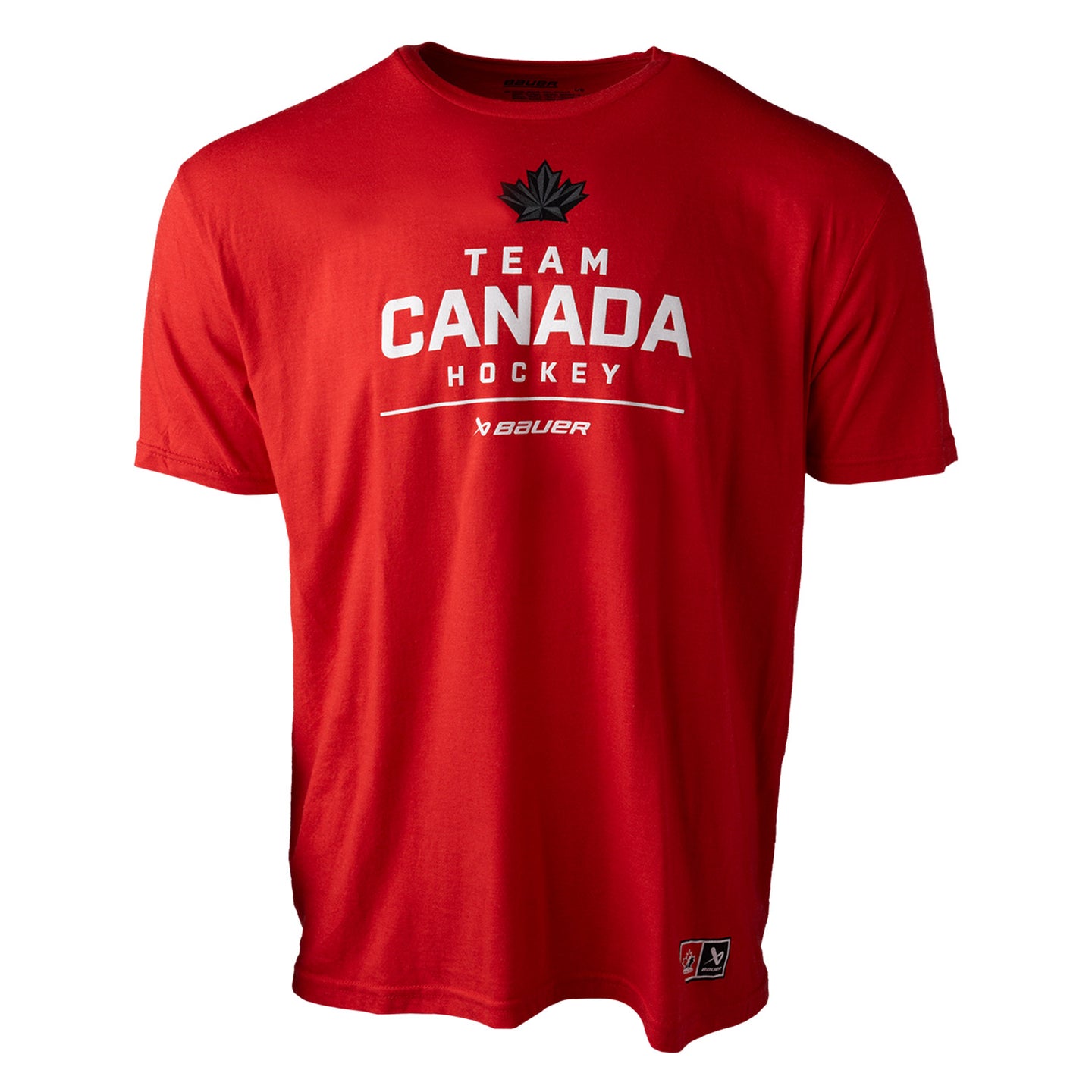 Bauer Hockey Canada Stacked Tee - rot - Sr.