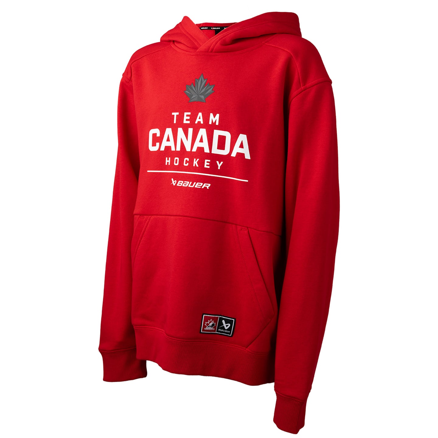 Bauer Hockey Canada Stacked Hoodie - rot - Yth.