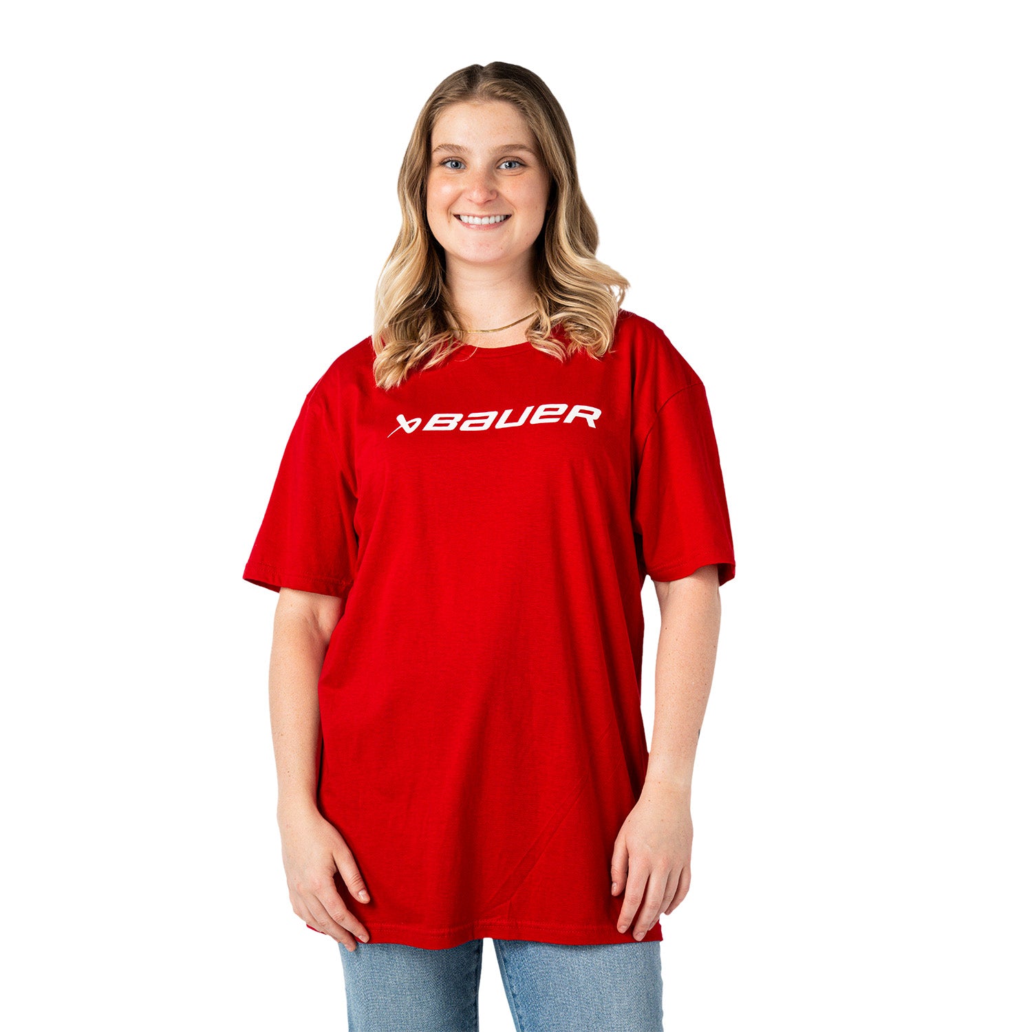 Bauer Everyday Tee - rot - Sr.