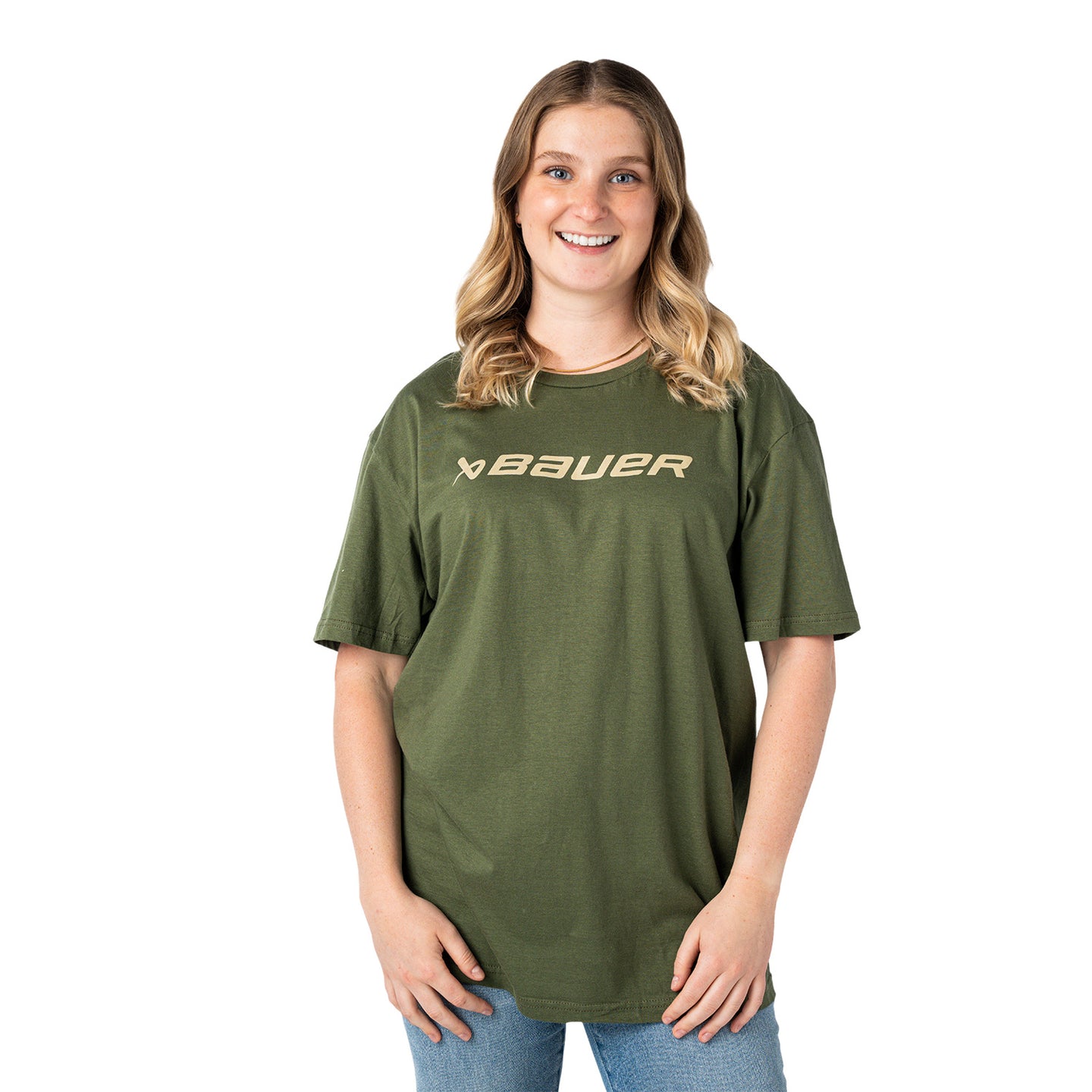 Bauer Everyday Tee - military green - Sr.