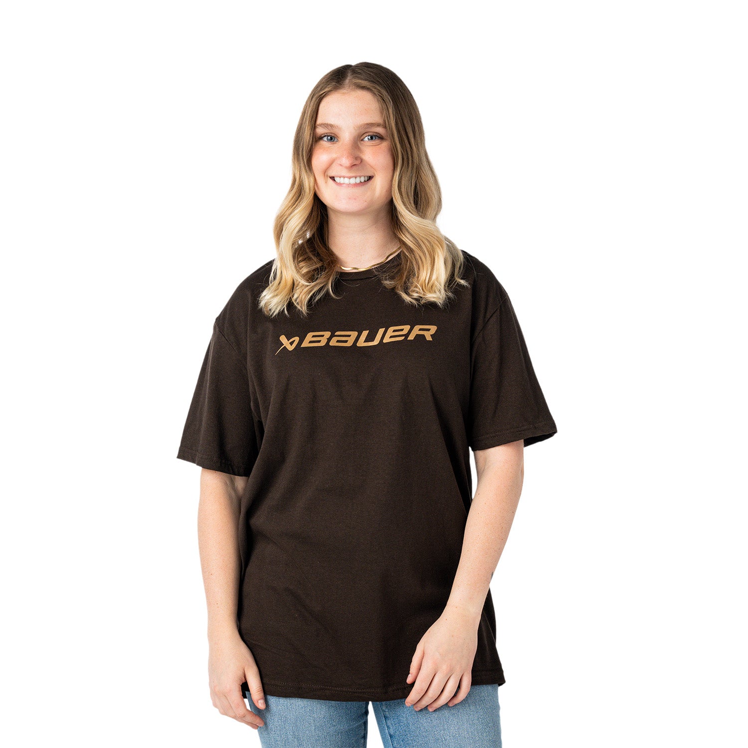 Bauer Everyday Tee - chocolate - Sr.