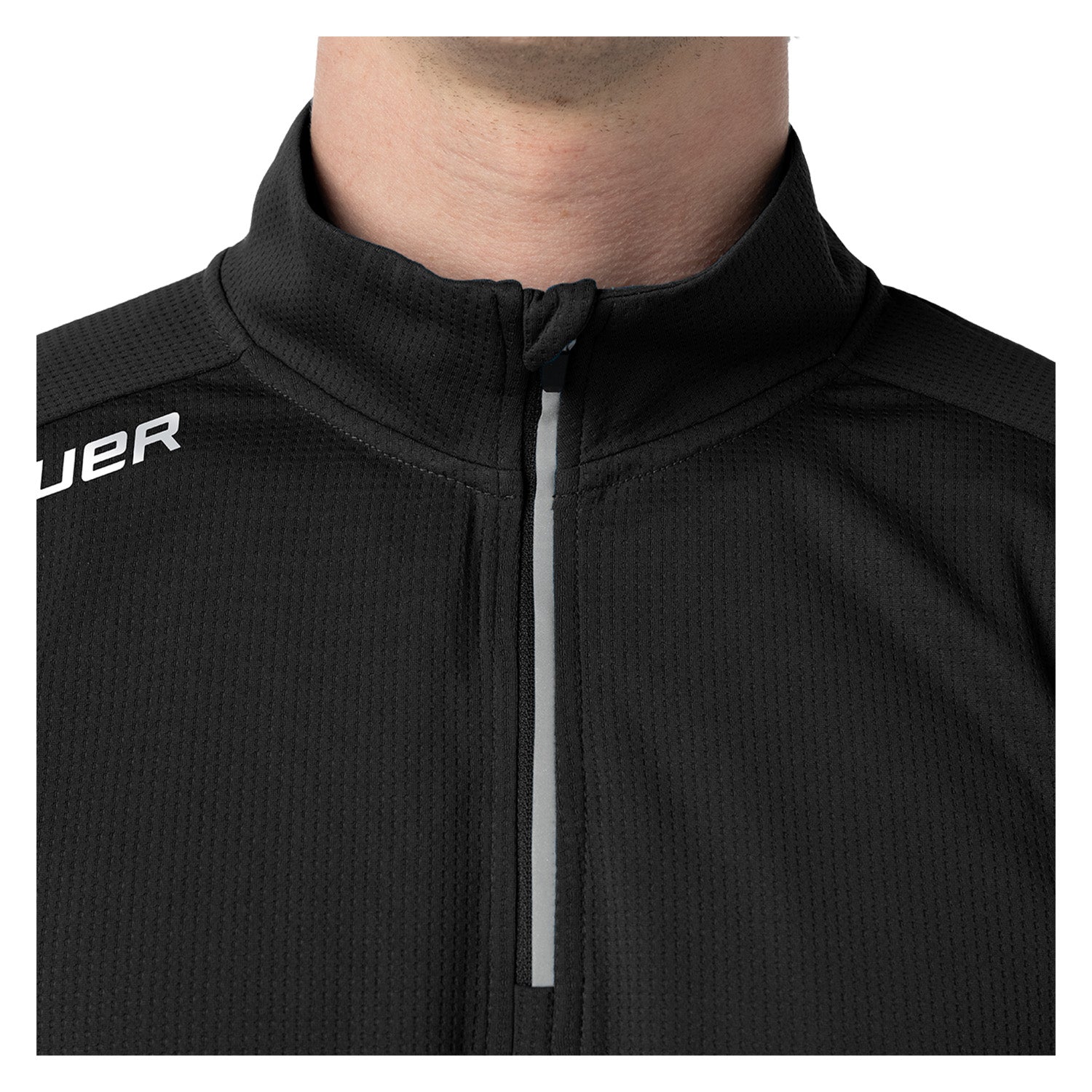 BAUER Premium Performance 1/4 Zip - schwarz - Sr.