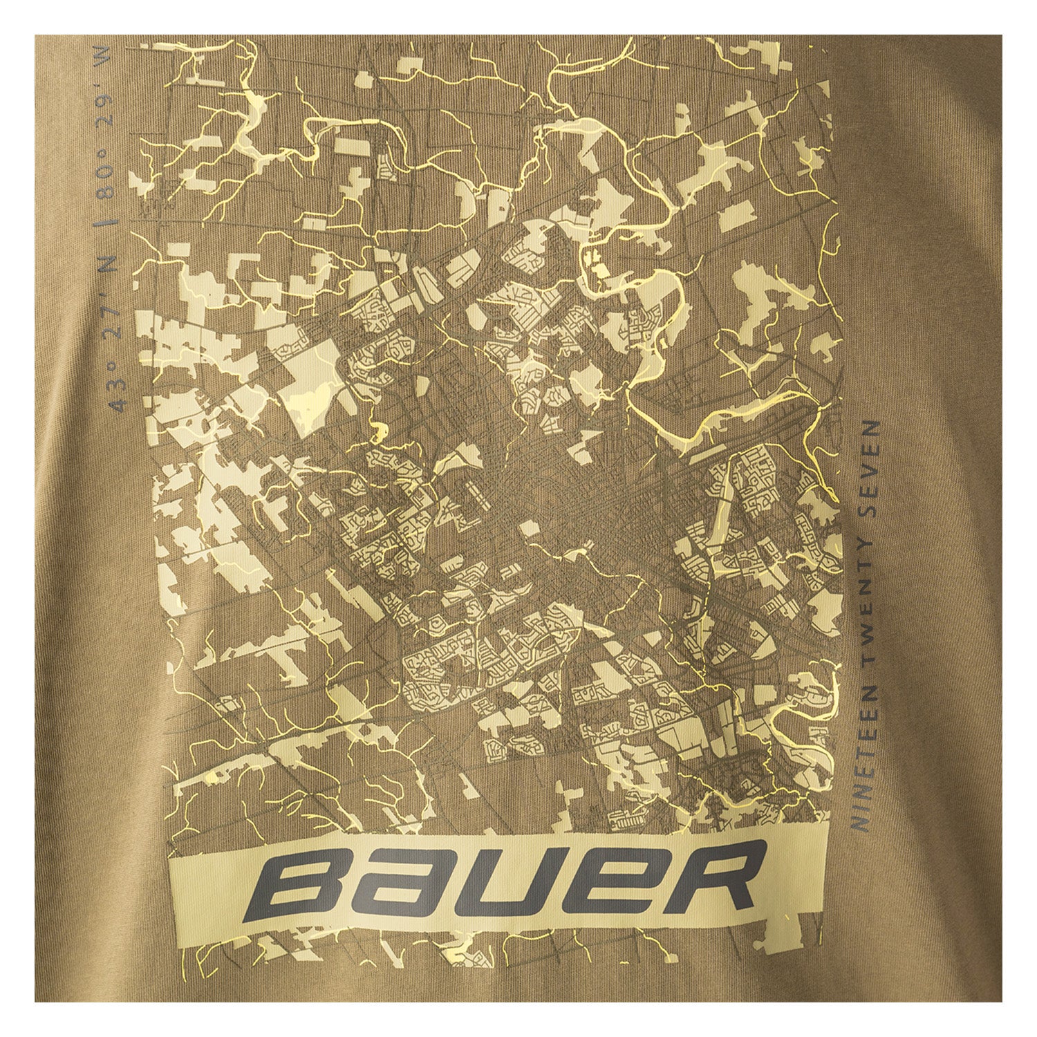BAUER Boxy Tee - topography - Sr.