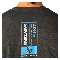 BAUER Graphic Tee - charcoal heather - Sr.