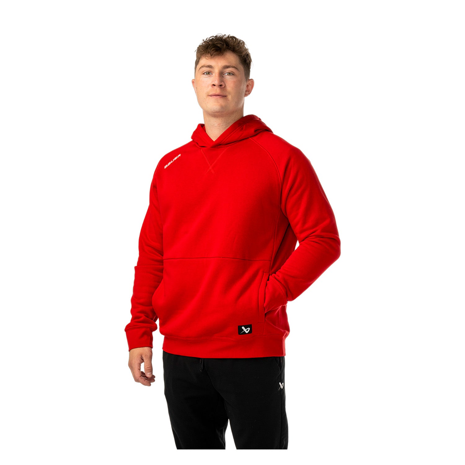 BAUER Team Hoodie Ultimate - rot - Sr.