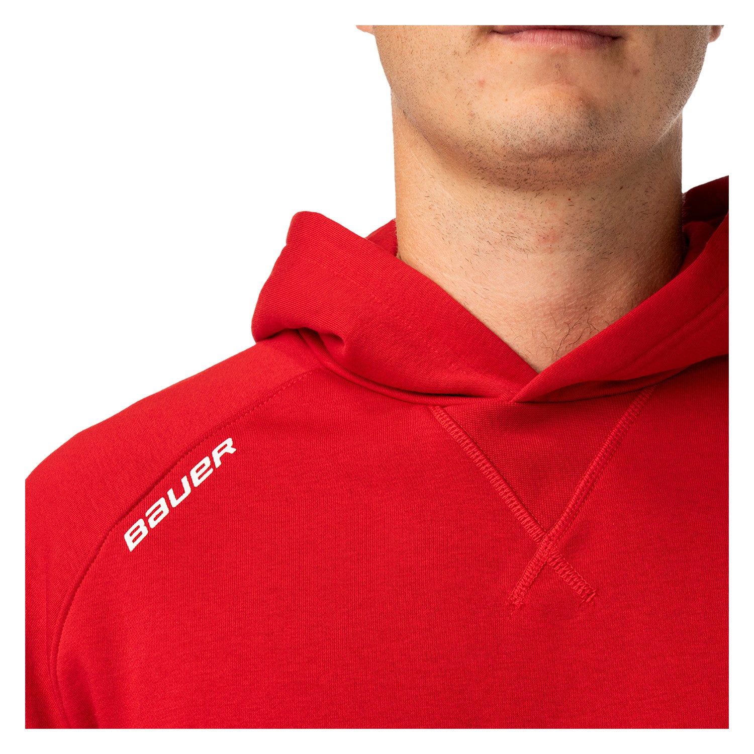 BAUER Team Hoodie Ultimate - rot - Sr.