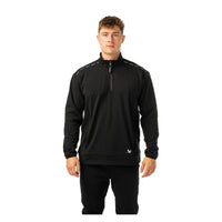 BAUER 1/2 Zip Fleece Team - schwarz - Sr.