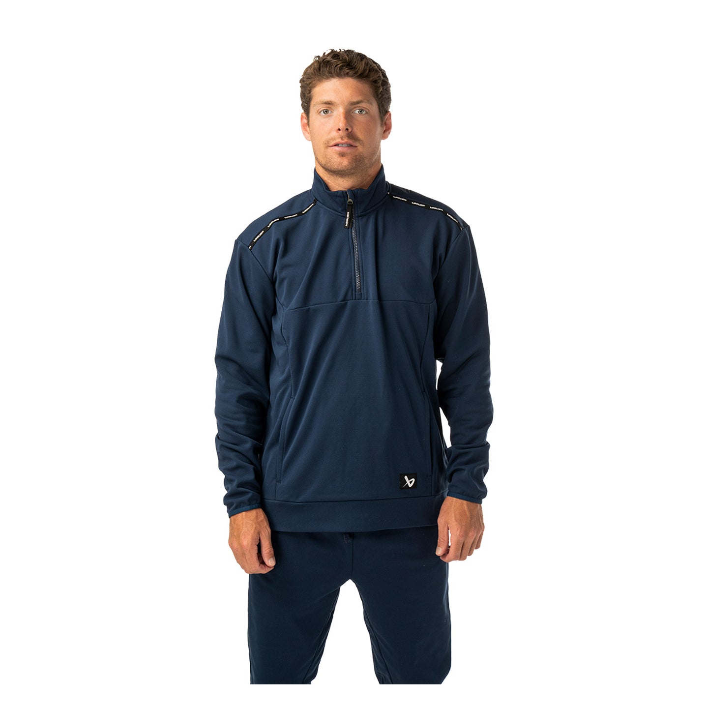 BAUER 1/2 Zip Fleece Team - marine - Sr.