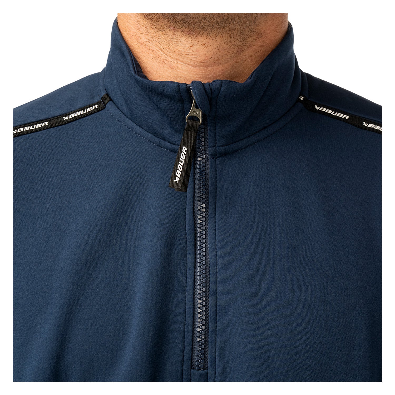 BAUER 1/2 Zip Fleece Team - marine - Sr.
