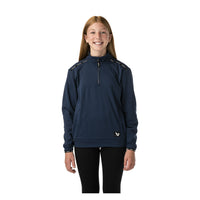 BAUER 1/2 Zip Fleece Team - marine - Yth.