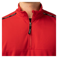BAUER 1/2 Zip Fleece Team - rot - Sr.