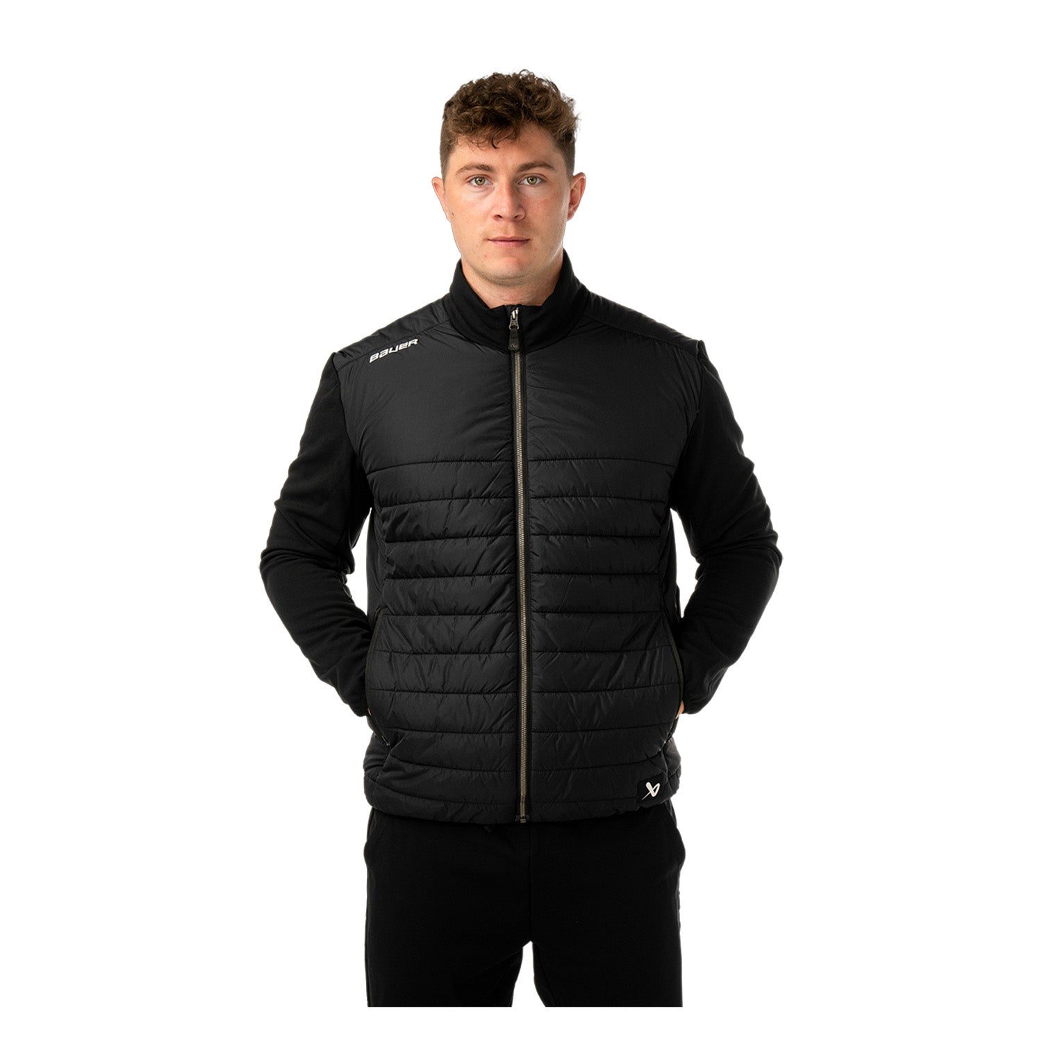 BAUER Hybrid Jacket - schwarz - Sr.