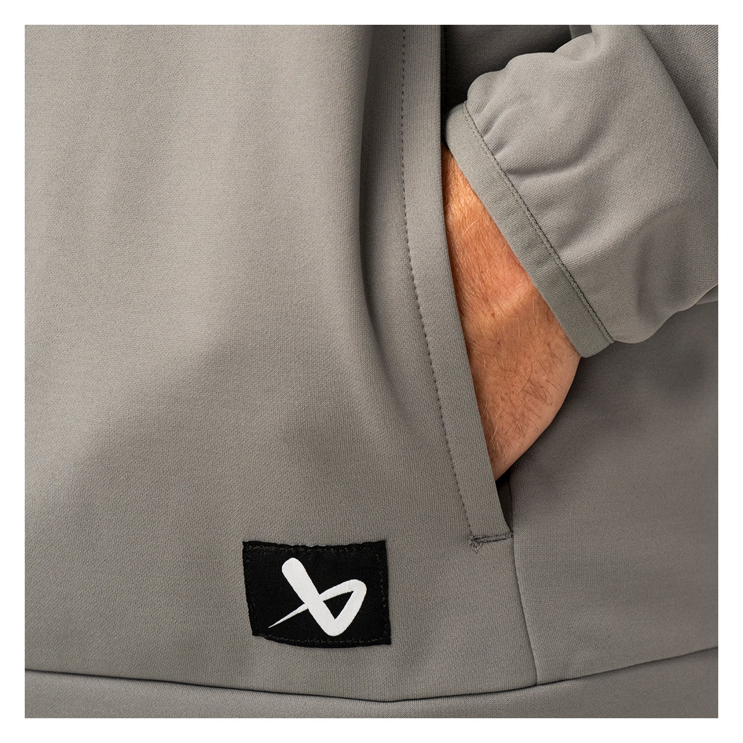 BAUER 1/2 Zip Fleece Team - grau - Sr.