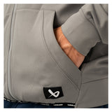 BAUER Fleece Zip Hoodie Team - grau - Sr.
