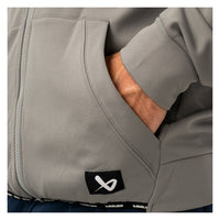BAUER Fleece Zip Hoodie Team - grau - Sr.