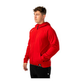 BAUER Fleece Zip Hoodie Team - rot - Sr.