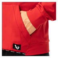 BAUER Fleece Zip Hoodie Team - rot - Sr.