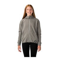 BAUER Fleece Zip Hoodie Team - grau - Yth.
