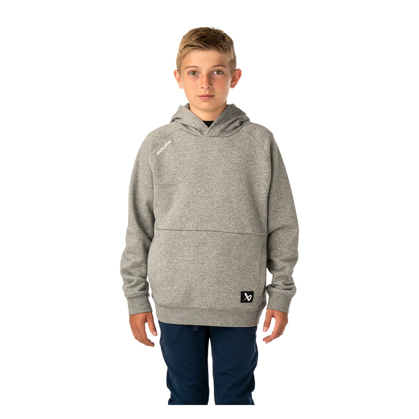 BAUER Team Hoodie Ultimate - grau - Yth.