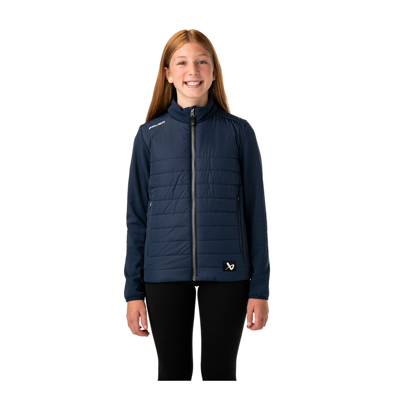 BAUER Hybrid Jacket - marine - Yth.