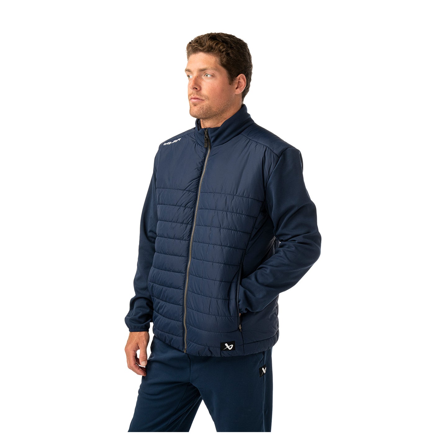 BAUER Hybrid Jacket - marine - Sr.
