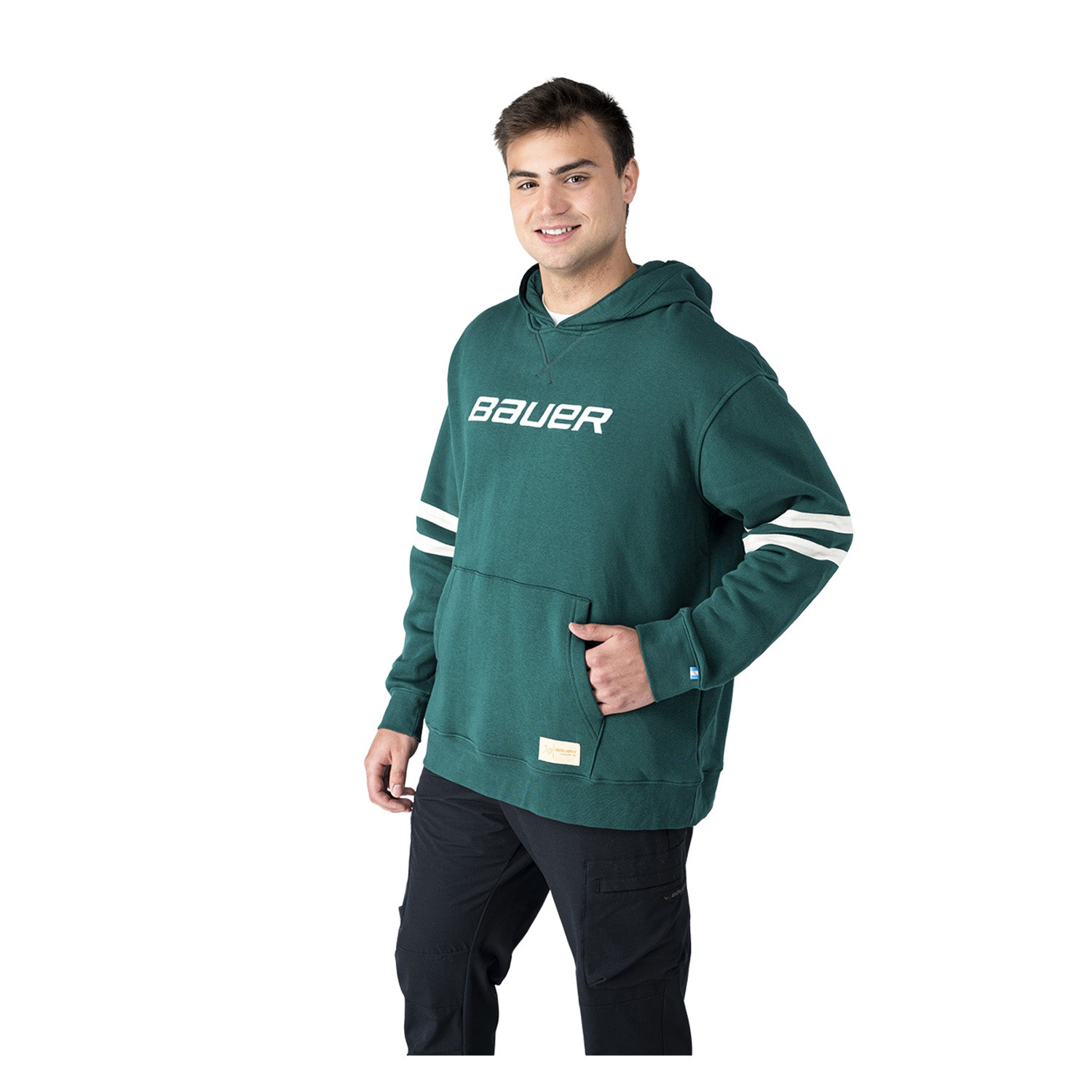 BAUER Novelty Hoodie - grn - Sr.
