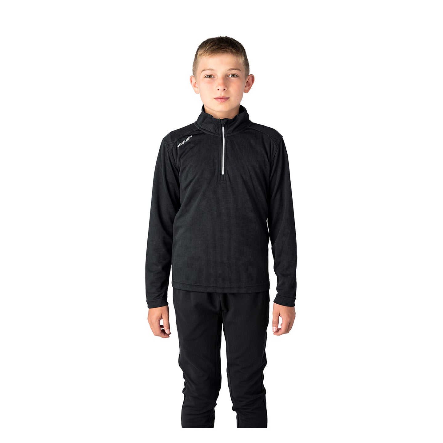 BAUER Premium Performance 1/4 Zip - schwarz - Yth.