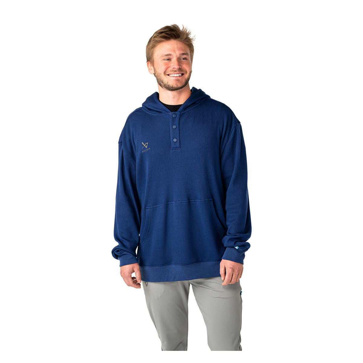 BAUER Waffle 1/2 Snap Hoodie - Sr.