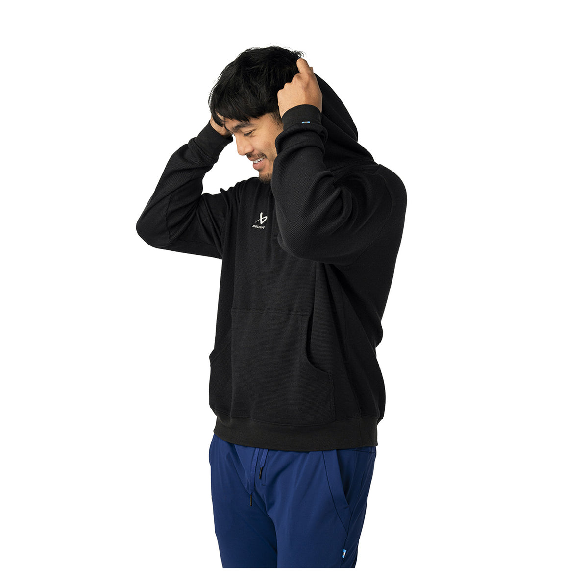 BAUER Waffle 1/2 Snap Hoodie - Sr.
