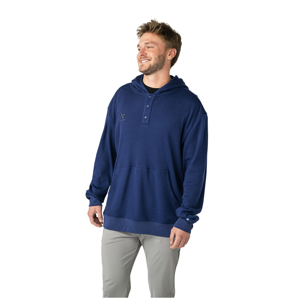 BAUER Waffle 1/2 Snap Hoodie - Sr.