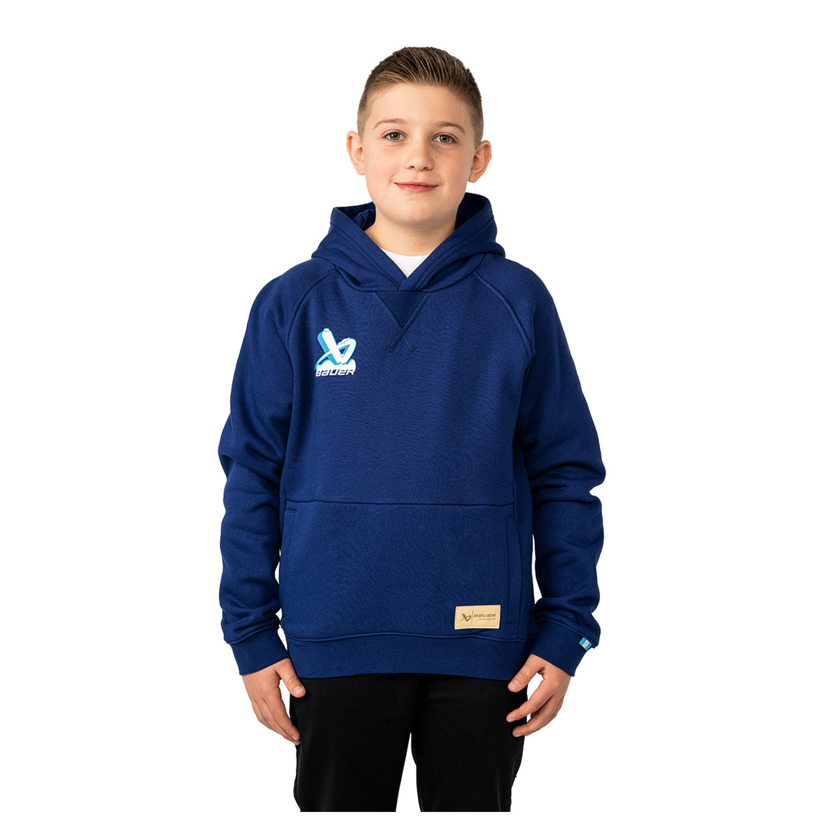 BAUER Ultimate Hoodie Snow Drift - Yth.