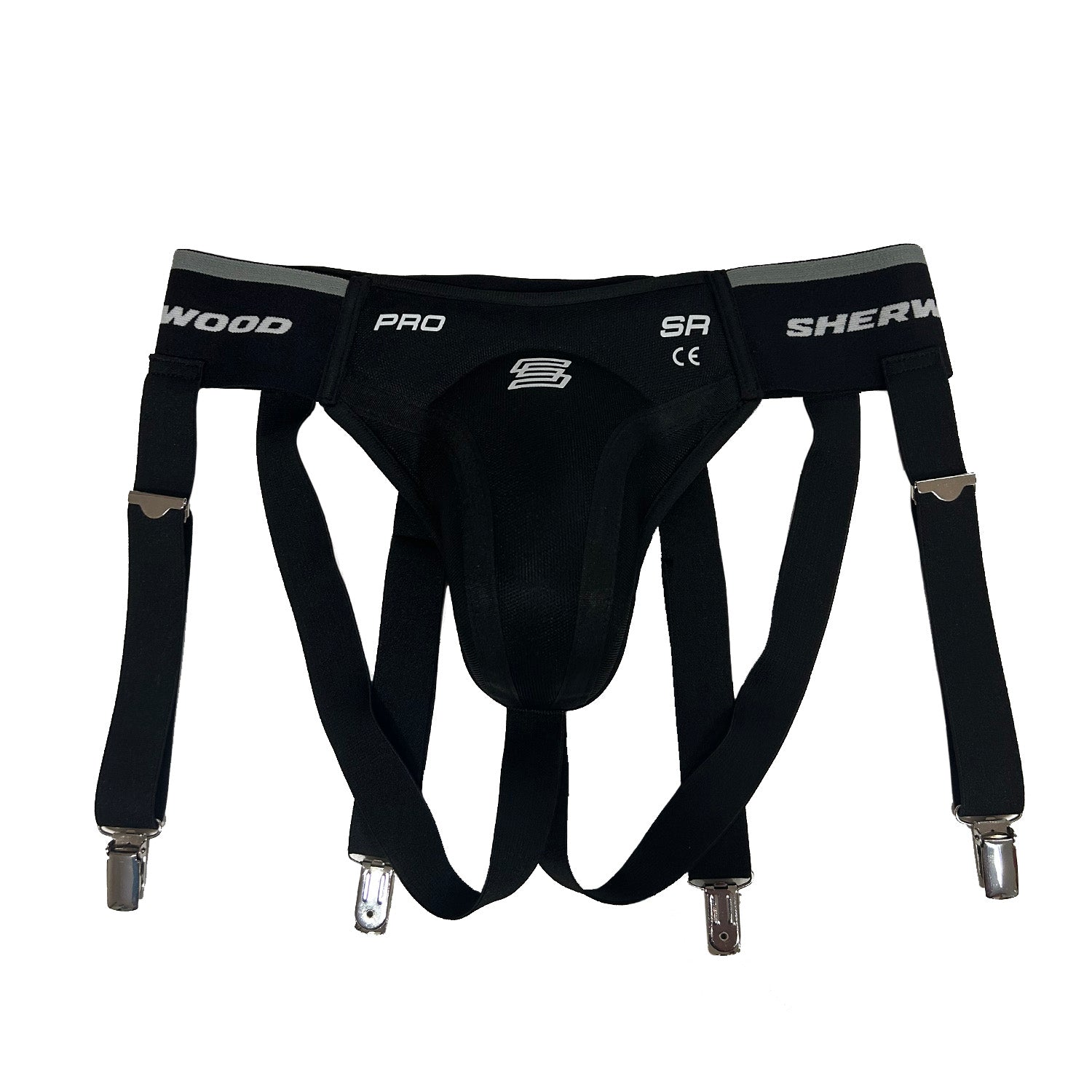 Sherwood Pro Jock Tiefschutz mit Strumpfhalter